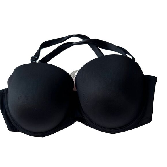Victoria's Secret PINK Mult Way Push Up Bra 36D Black Multiposition Adju… - Picture 7 of 12